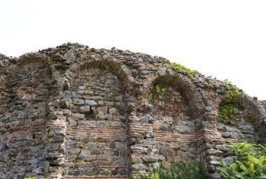 yoros castle walls, front view