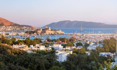 Aerial View Bodrum Castle at Turkey