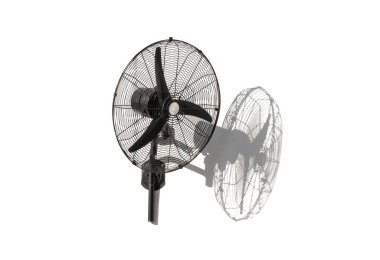 İzole edilmiş beyaz arkaplan üzerindeki fan