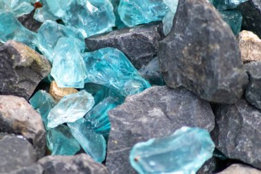 Doğal kristal mineral ve taş arkaplan