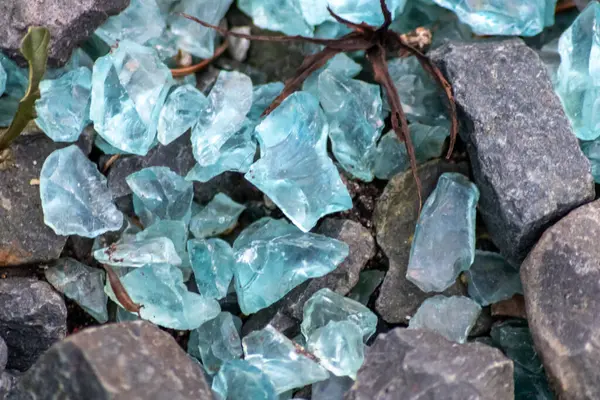 Doğal Kristal Mineral Taş Arkaplan — Stok fotoğraf