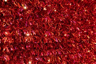 Noel için mükemmel bir zemin olarak parlak ışıltılı ışıltılı bokeh arka plan ve renkli noktalar, gümüşçüler, yeni yıl kutlamaları ve güzel bulanık parıltı gibi mutlu yeni yıl notları