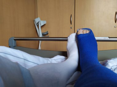 Hastanenin yaralı bacağı