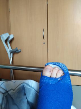 Hastanenin yaralı bacağı