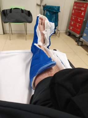 Hastanenin yaralı bacağı