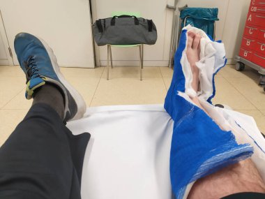 Hastanenin yaralı bacağı