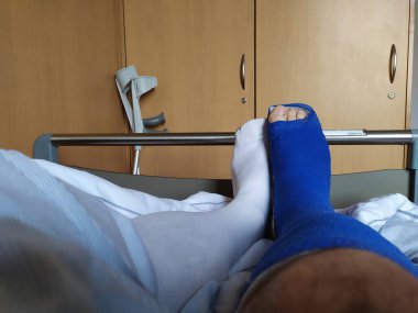 Hastanenin yaralı bacağı