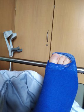 Hastanenin yaralı bacağı