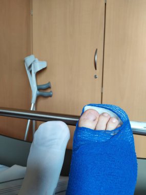 Hastanenin yaralı bacağı