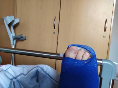 Hastanenin yaralı bacağı