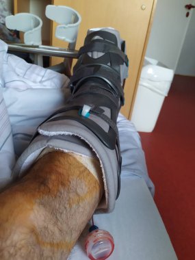 Hastanenin yaralı bacağı