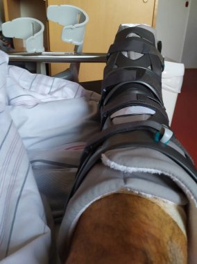 Hastanenin yaralı bacağı