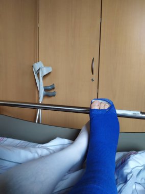 Hastanenin yaralı bacağı