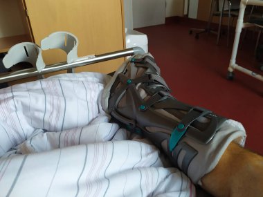 Hastanenin yaralı bacağı