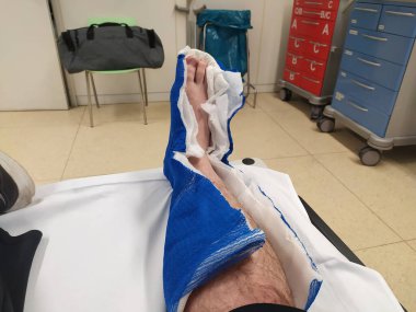 Hastanenin yaralı bacağı