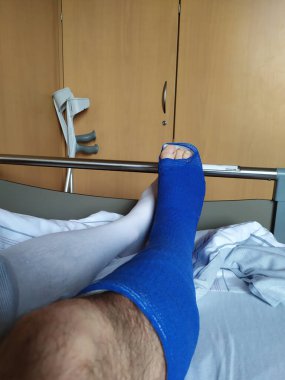 Hastanenin yaralı bacağı