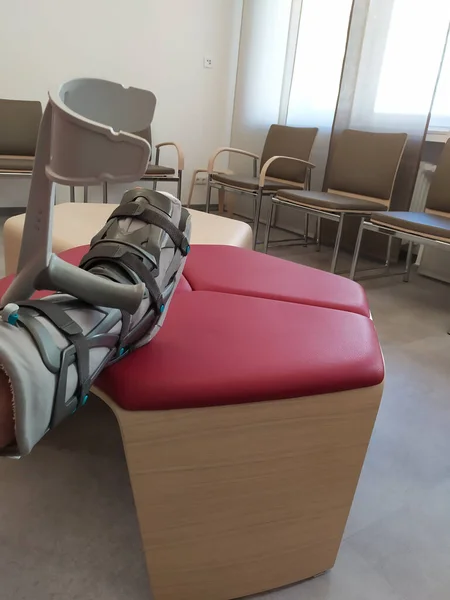 Injured Leg Patient Hospital — Stock Photo, Image