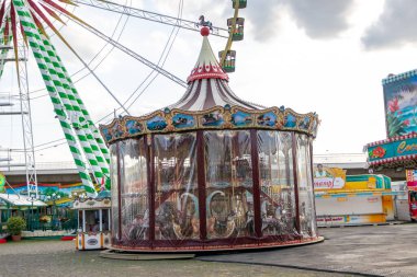 Avrupa şehrinde eğlence parkı