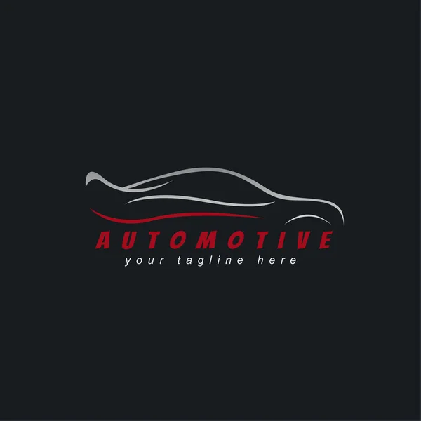 Logotipo Carro Oficina Reparação Automóveis — Vetor de Stock