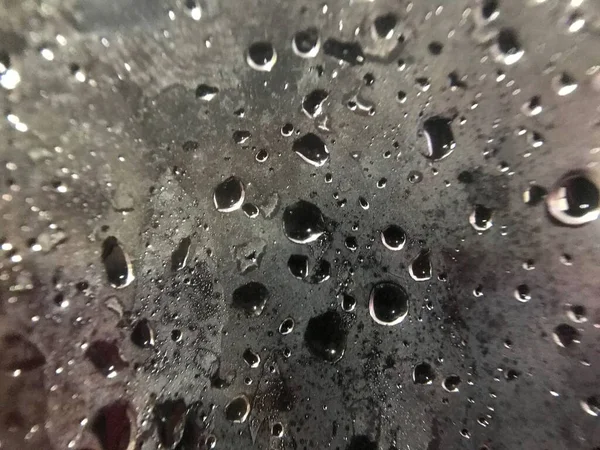 Photo Dew Drops Glass — Stock Photo, Image