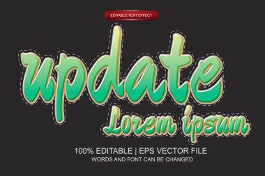 Düzenlenebilir metin efektleri güncellemesi ve yazı tipleri değiştirilebilir