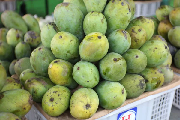 mango fruit stall in season and sweet.