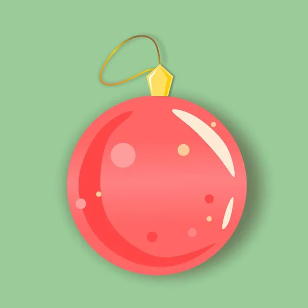 Frohes Neues Jahr Weihnachtsdekoration Familienurlaub Winterurlaub Christbaumschmuck Girlanden Lichter Weihnachtsbaum — Stockvektor
