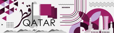 Qatar national day banner stating 