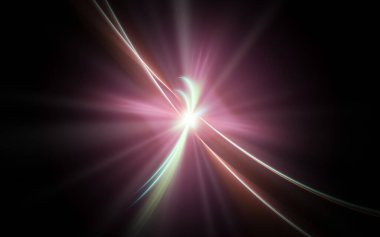 Simgelerde kullanılmak üzere siyah zemin üzerinde çeşitli şekillerde ve gölgelerde, dijital tasarım ve grafikler için işaretler oluşturulmuş bir bilgisayarın soyut çizimi.