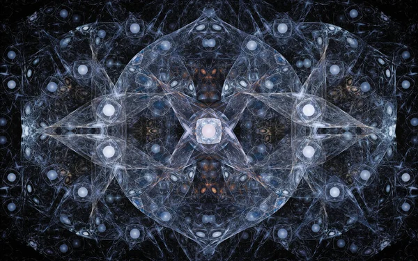 Digitale Illustration Abstraktes Bild Erzeugt Fraktale Hintergrundbild Tapetenmuster Verschiedener Geometrischer — Stockfoto