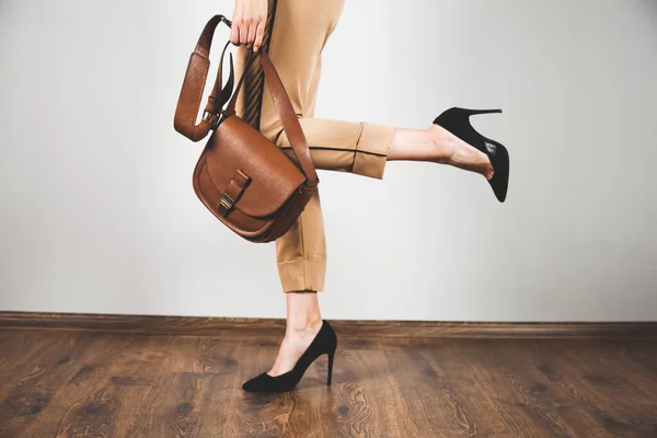 Woman Hand Bag Studio — Stock Photo, Image