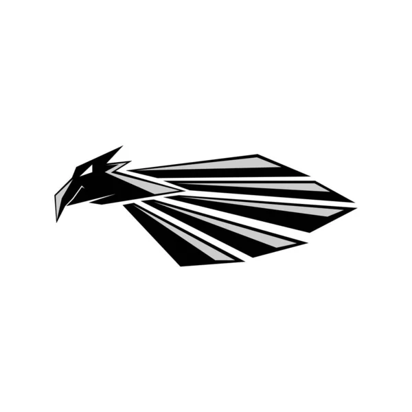 Абстрактный Дизайн Логотипа Орла Простой Творческий Логотип — стоковое фото