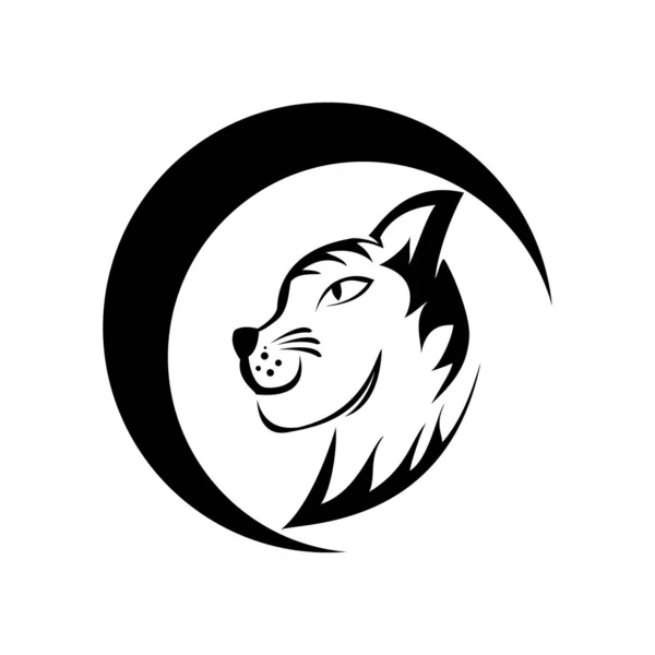 Katzenlogo Kopf Logo Kreatives Modernes Logo Logo Inspiration — Stockfoto