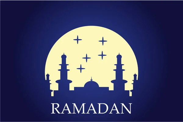 Ramadan Bakgrunder Moskéer Och Månar Med Islamisk Nyanser — Stockfoto