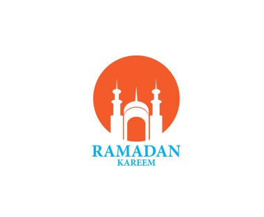 Ramazan logo vektör yaratıcı tasarımı