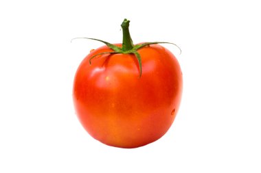 Domates beyazda izole.