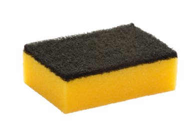 yalıtılmış bir arka plan üzerine sünger