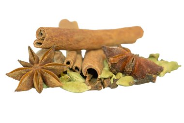 kurutulmuş baharat izole
