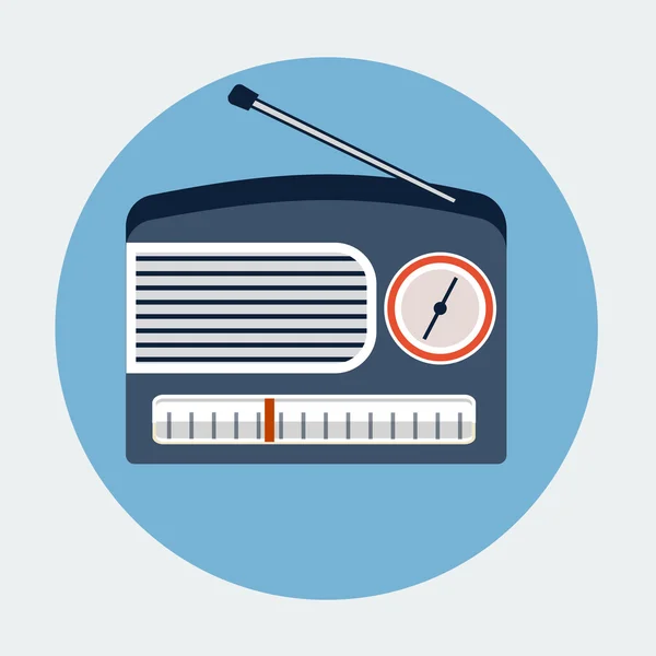 Векторна icon радіо — стоковий вектор