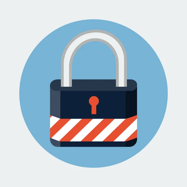 Padlock Icon — Stock Vector