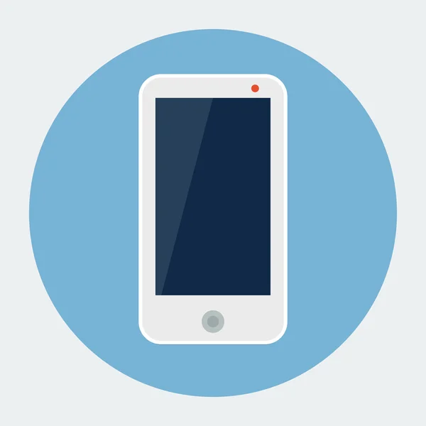 Smartphone flat icon — Stock Vector