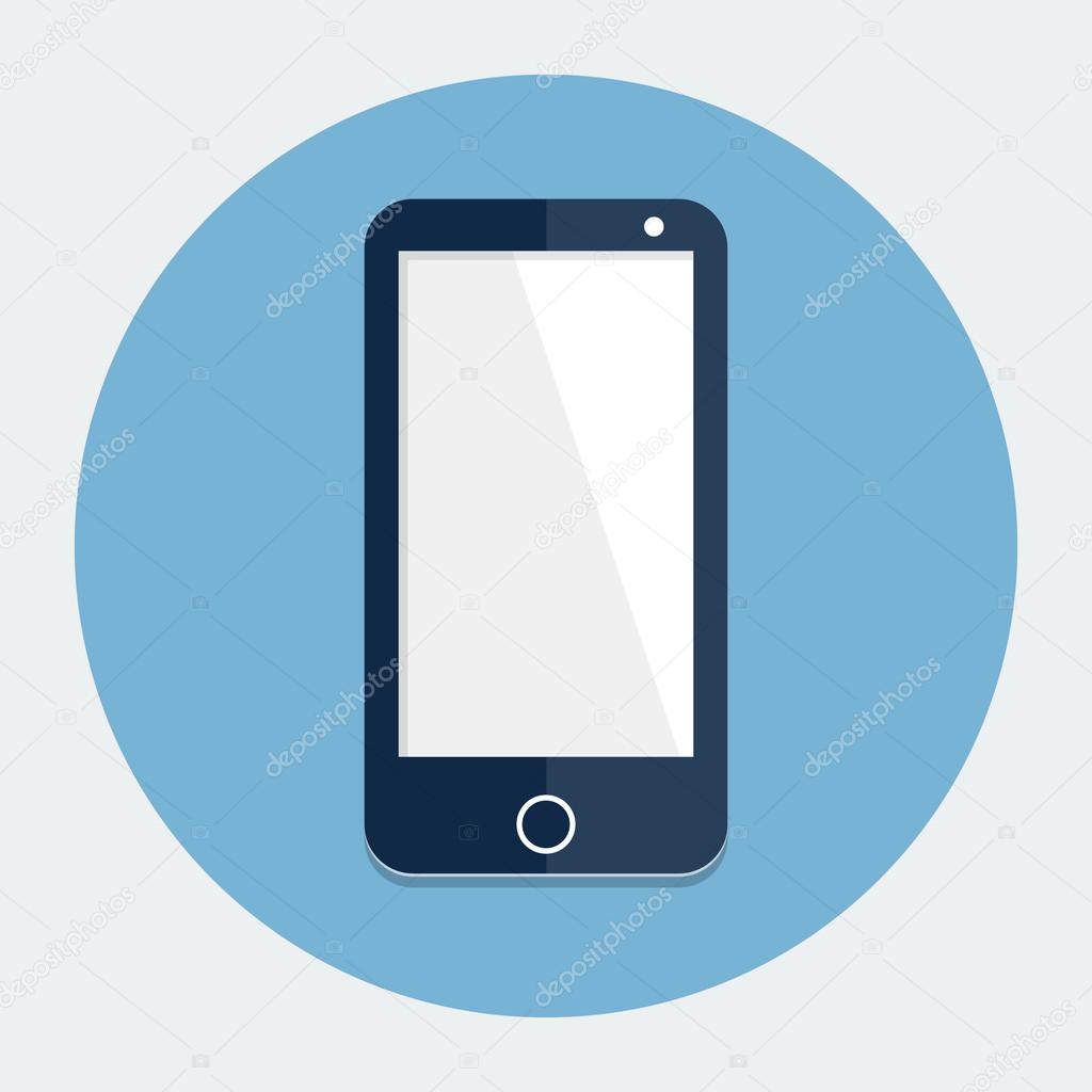 Smartphone flat icon