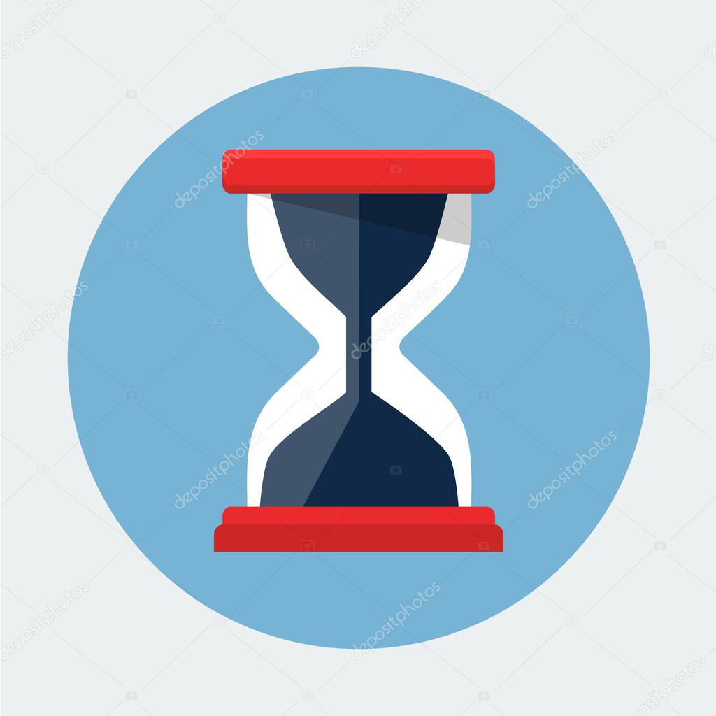 Hourglass Flat Icon