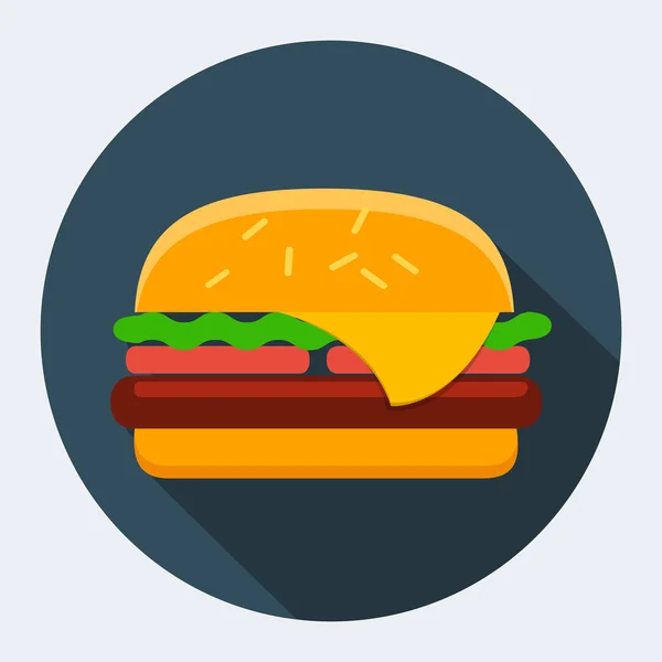 Hamburger ikonra — Stock Vector