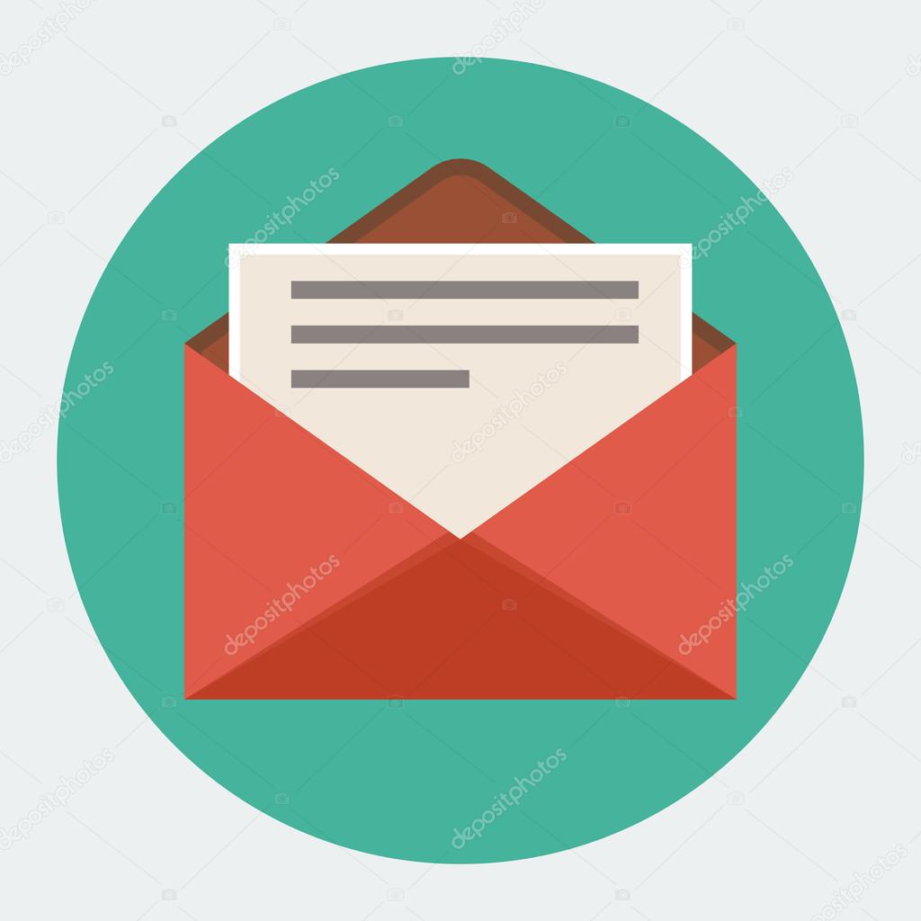 Vector Flat mail icon