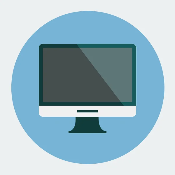 vektör monitör simgesini