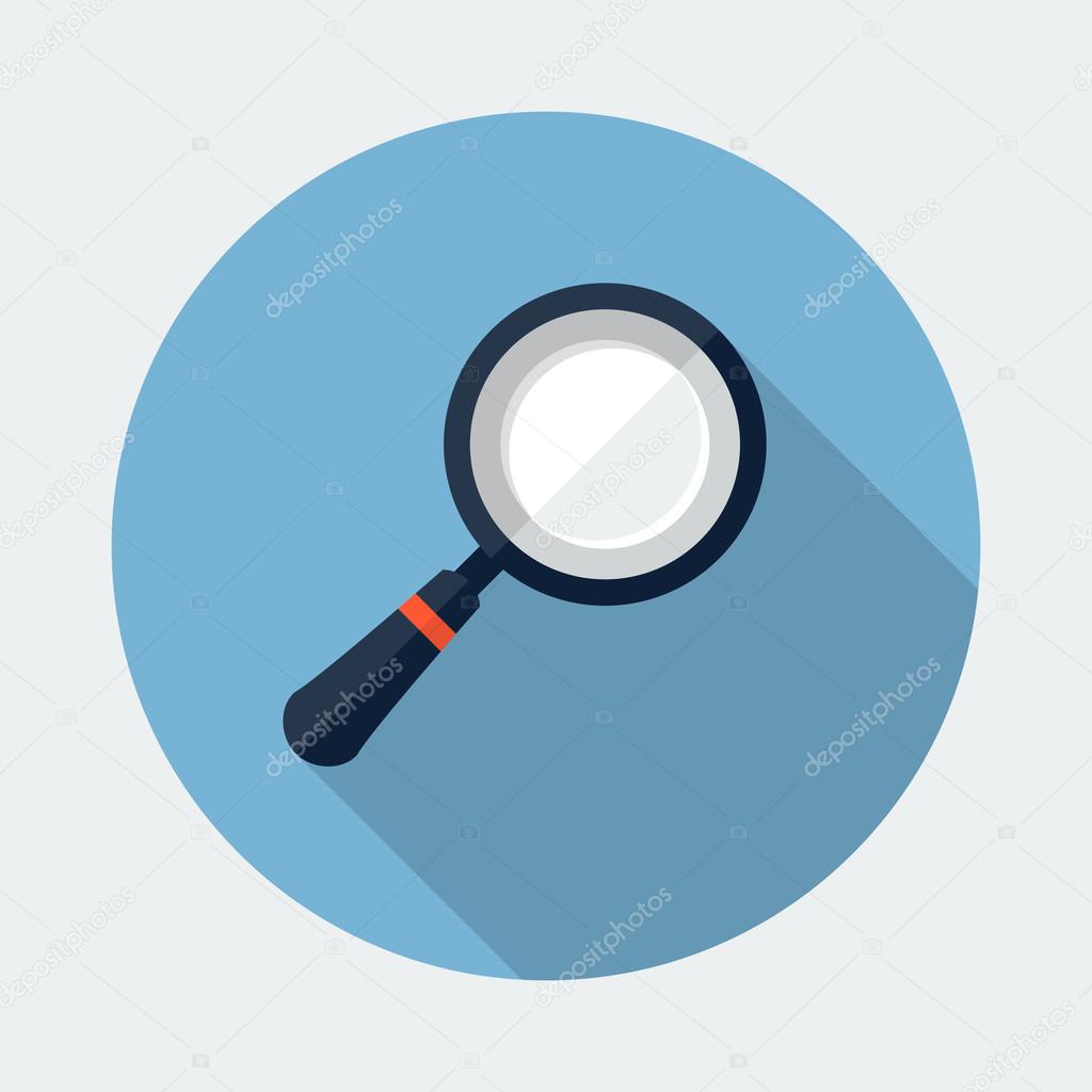 Vector Search Magnifying Glass Icon
