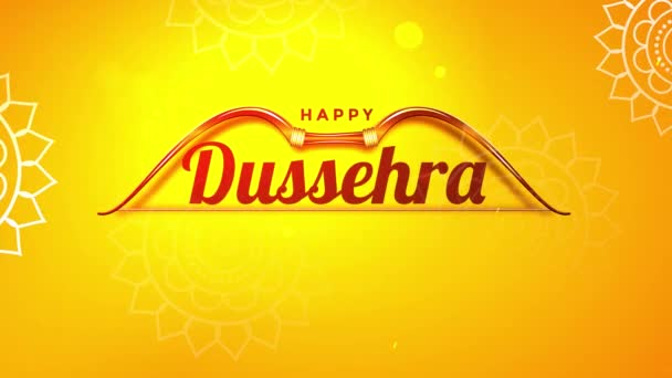 Lord Rama Ravana Dussehra Navratri Festival Dell India Durga Puja — Video Stock