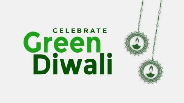 Mutlu Diwali Festivali - Diwali ışığı yanıyor. Animasyon, Diwali 'nin videosu. Mutlu bayramlar. Diwali Geçmişi, Diwalicelebration - Diwali, Deepavali Geleneksel. Işık Festivali pooja - Hindu (Hinduizm)