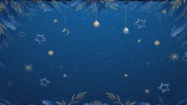 Noel Tatili Selamlar Mutlu Noeller Muhteşem Noel Kızıl Arkaplan Yağan kar ve kar taneleriyle. Mutlu noeller ve mutlu yıllar. Noel ağacı ve düşen kar taneleriyle Mutlu Noeller konsepti animasyonu.